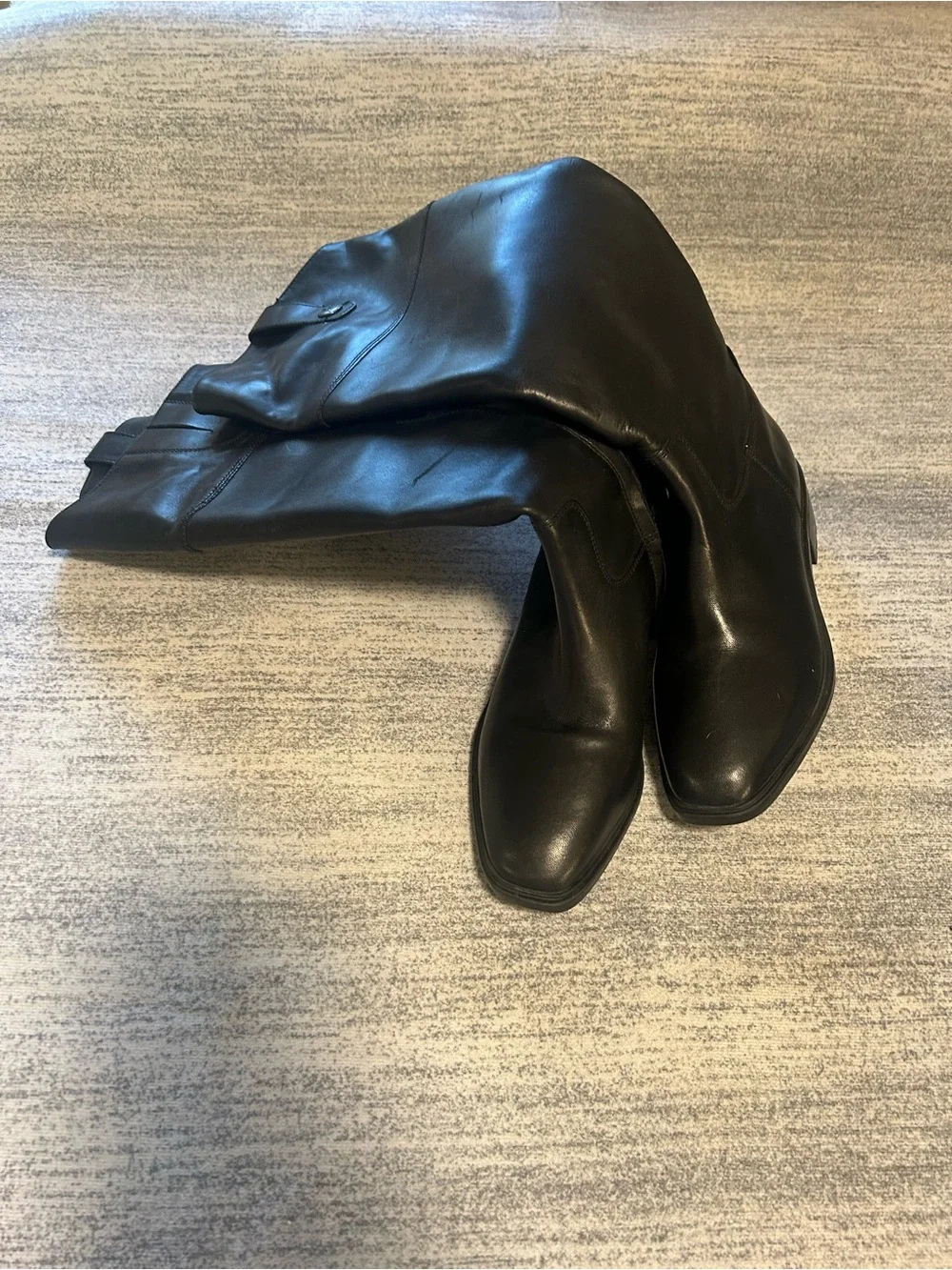 Sam Edelman Black Over-the-Knee Leather Boots